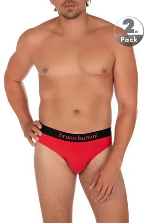 Bruno Banani Herren Sportslip Baumwolle & Mix unifarben