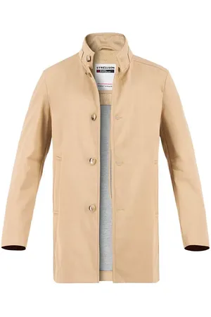 Strellson Herren Mantel unifarben