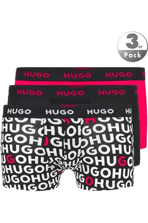 HUGO BOSS Herren Trunks Baumwolle & Mix Gemustert,unifarben