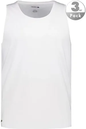 Lacoste Herren Tanktops Reine Baumwolle unifarben
