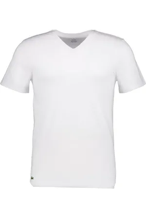 Lacoste Herren T-Shirts Reine Baumwolle unifarben