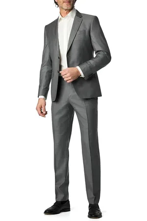 HUGO BOSS Herren Anzug meliert Slim Fit