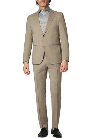 HUGO BOSS Herren Anzug meliert Slim Fit