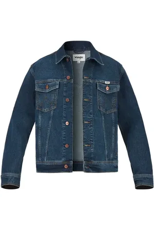 Wrangler Herren Jeansjacke unifarben