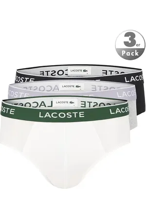 Lacoste Herren Slips Baumwolle & Mix unifarben
