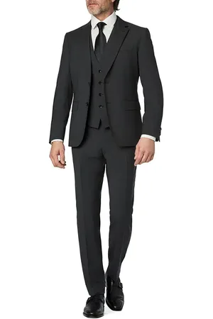 HUGO BOSS Herren Anzug meliert Slim Fit