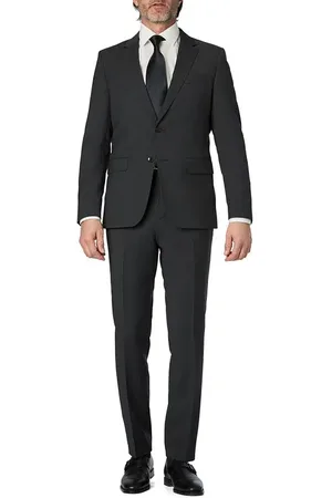 HUGO BOSS Herren Anzug meliert Slim Fit