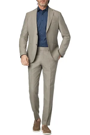 HUGO BOSS Herren Anzug meliert Slim Fit