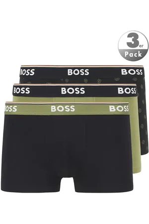HUGO BOSS Herren Trunks Baumwolle & Mix Gemustert,unifarben