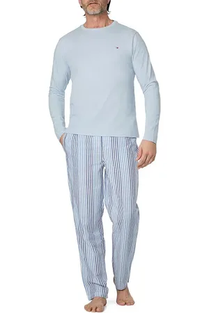 Tommy Hilfiger Herren Pyjama Baumwolle & Mix Gestreift