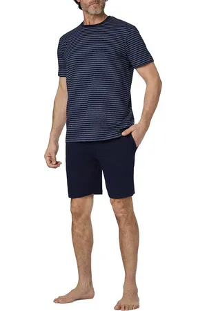 Bugatti Herren Pyjama Modal Gestreift