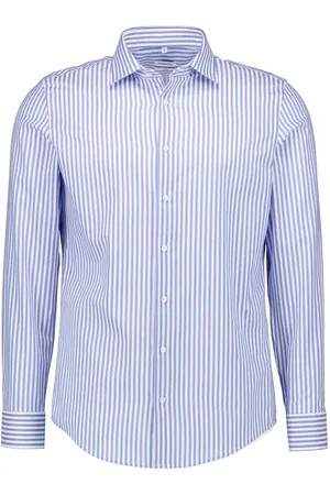 Seidensticker Herren Hemd gestreift Slim Fit