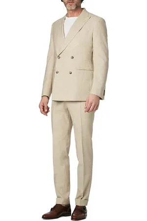 HUGO BOSS Herren Anzug meliert Slim Fit