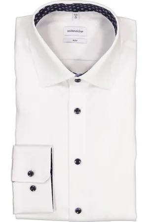 Seidensticker Herren Hemd Slim Fit