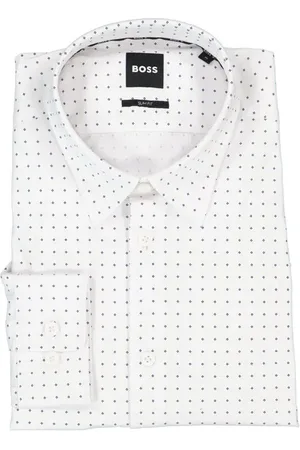 HUGO BOSS Herren Hemd gemustert Slim Fit