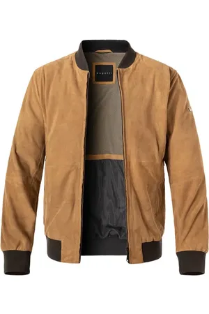 Bugatti Herren Lederjacke unifarben