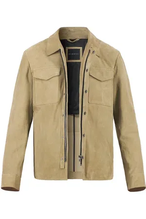Bugatti Herren Lederjacke unifarben