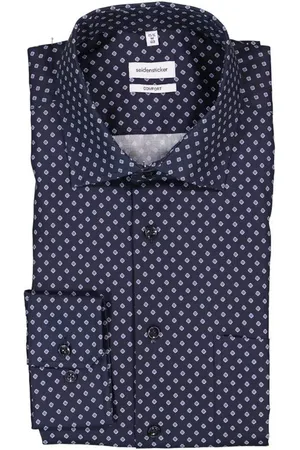 Seidensticker Herren Hemd gemustert Comfort Fit