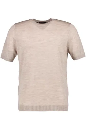 Maerz Herren Kurzarmpullover unifarben