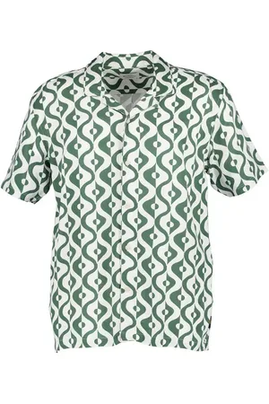 Ben Sherman Herren Kurzarmhemd gemustert
