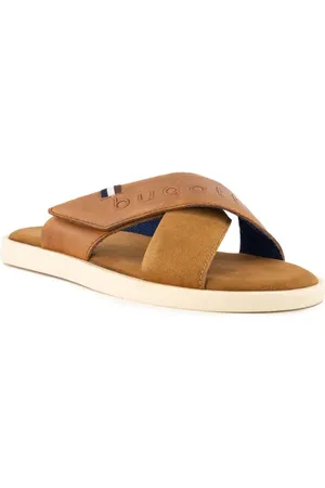 Bugatti Herren Pantoletten Nubuk-/Veloursleder