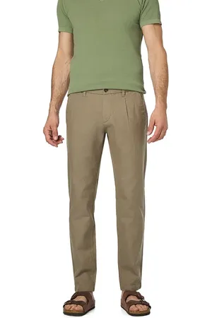 Marc O’ Polo Herren Bundfaltenhose meliert