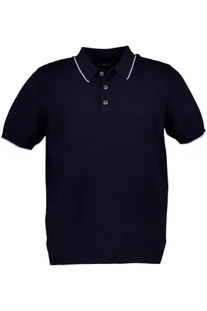 Fynch-Hatton Herren Polo-Shirt unifarben