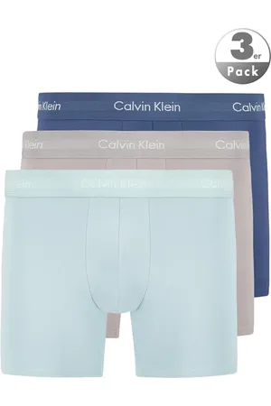 Calvin Klein Herren Trunks Baumwolle & Mix unifarben