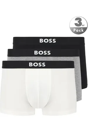 HUGO BOSS Herren Trunks Baumwolle & Mix unifarben