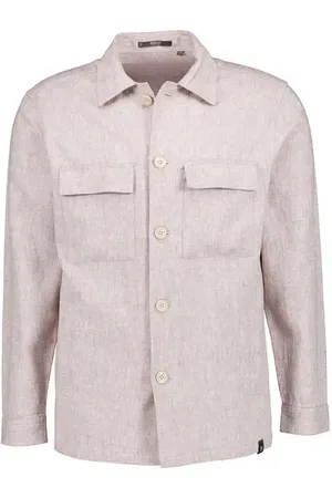 Boggi Milano Herren Overshirt meliert