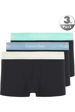 Calvin Klein Herren Trunks Baumwolle & Mix unifarben