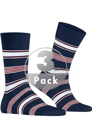 Falke Herren Socken Baumwolle & Mix Gestreift