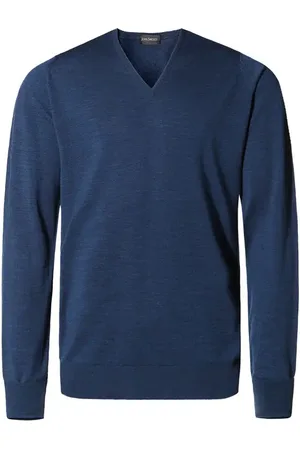 JOHN SMEDLEY Herren V-Pullover unifarben