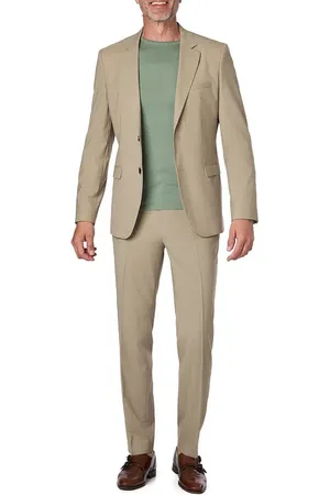 HUGO BOSS Herren Anzug meliert Slim Fit