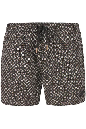 HUGO BOSS Herren Badeshorts Mikrofaser Gemustert