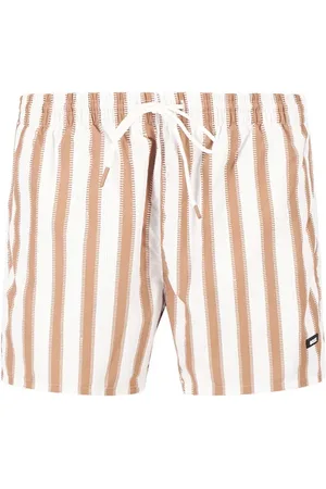 HUGO BOSS Herren Badeshorts Mikrofaser Gestreift