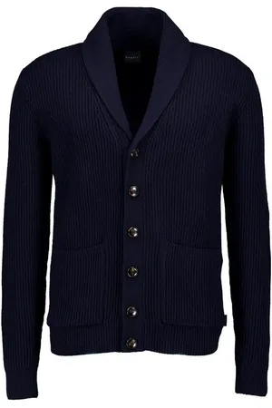 Bugatti Herren Cardigan unifarben