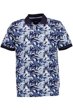 Olymp Herren Polo-Shirt geblümt
