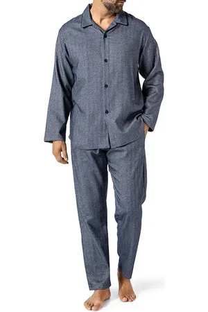 Novila Herren Pyjama Flanelle Gemustert