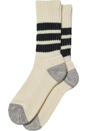 RoToTo Coarse Ribbed Oldschool Crew Socks