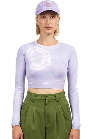 ARIES Bullseye Rib Crop Top