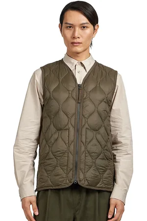 TAION Military V Neck W-Zip Down Vest (Soft Shell)