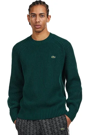Lacoste Heavy Carded Wool Crew Neck Sweater