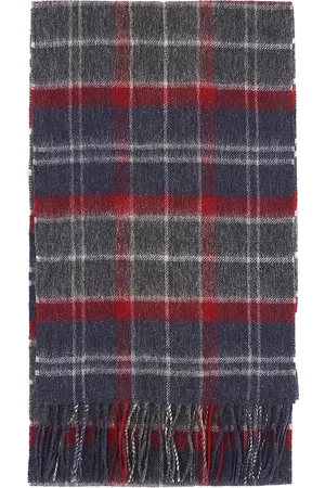 Barbour Wool Cashmere Tartan Scarf