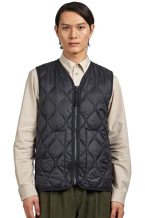TAION Military V Neck W-Zip Down Vest (Soft Shell)