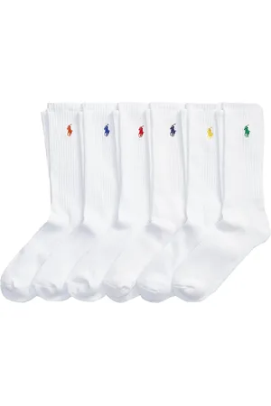 Ralph Lauren Cotton Crew Socks (Pack of 6)