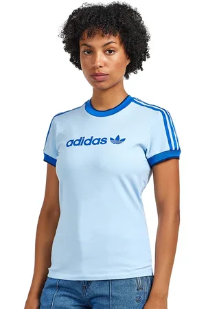 adidas Graphic Badge Slim 3-Stripe Tee