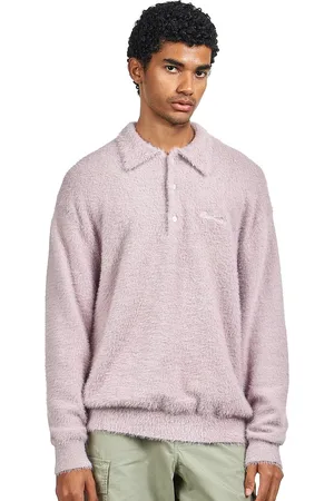 This Is Never That SCT-Logo Shaggy Knit Polo