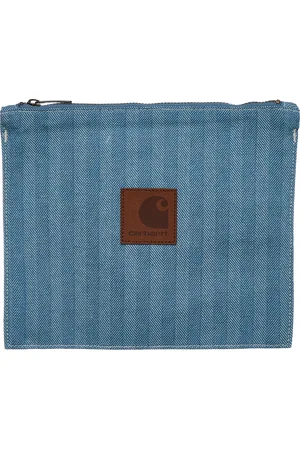 Carhartt Menard Zip Wallet "Monsey" Herringbone Denim, 11.4 oz