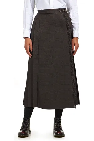 Beams Check Kilt Skirt
